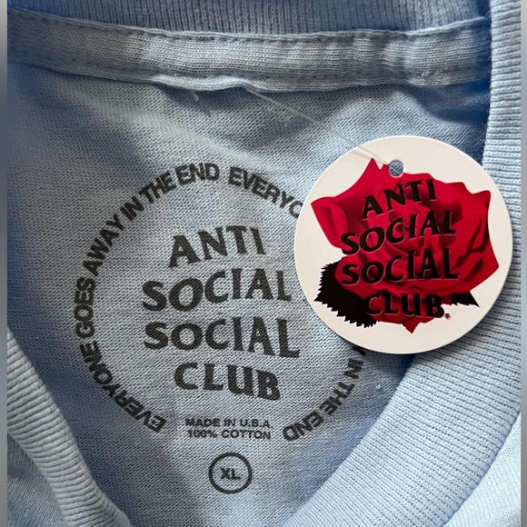 Anti Social Social Club Partly Cloudy Tee - Picture 5 of 6